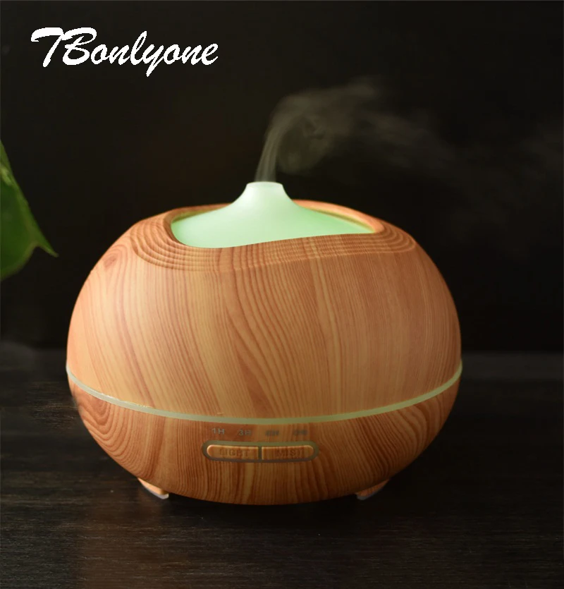 

TBonlyone 300ML colorful air humidifier essential oil diffuser aroma humidifier ultrasonic humidifier aroma diffuser light wood