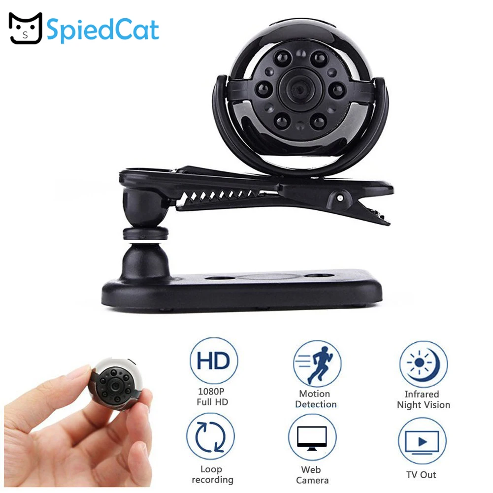 

HD 1080P Mini Camera Night Vision Micro Camcorder Video Audio Recorder Secret Action Sport Helmet Bike Nanny Security Monitor