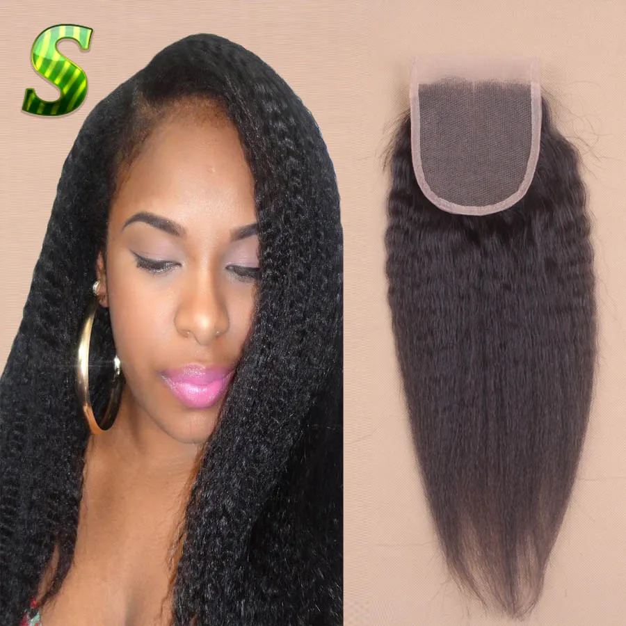 Buy Cheap Malaysian Kinky Straight Closure Human Hair
