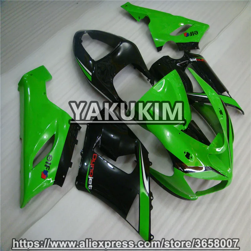 YAKUKIM ABS Injection Fairing Kits For Kawasaki NINJA ZX 6R 05 06 Year
