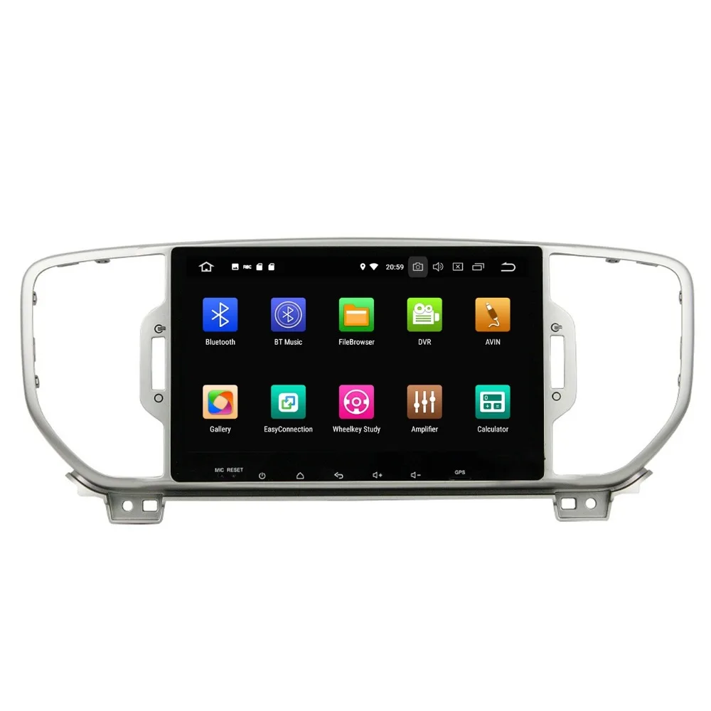 Best Octa Core 2 din 9" Android 8.0 Car Stereo DVD Player for Kia Sportage 2016 4GB RAM Car Radio GPS WIFI Bluetooth 32GB ROM USB DVR 1 Best Octa Core 2 din 9" Android 8.0 Car Stereo DVD Player for Kia Sportage 2016 4GB RAM Car Radio GPS WIFI Bluetooth 32GB ROM USB DVR 1