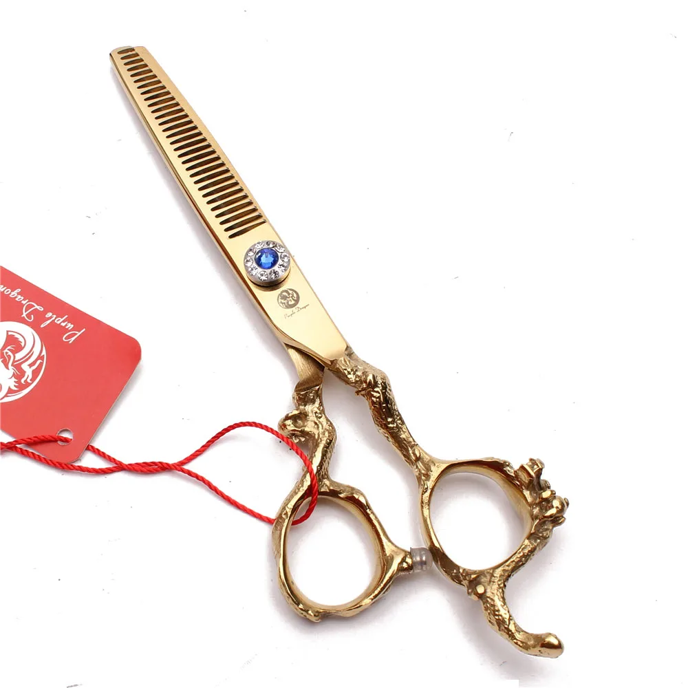 9003# 5.5" 16cm Shiny 440C Hairdressing Scissors Straight Shears Thinning Shears Professional Hair Scissors Salon Haicut Shears