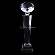 Кристалл кварц 29 см алмазные Топы трофей награда для Soprts конкурса победитель