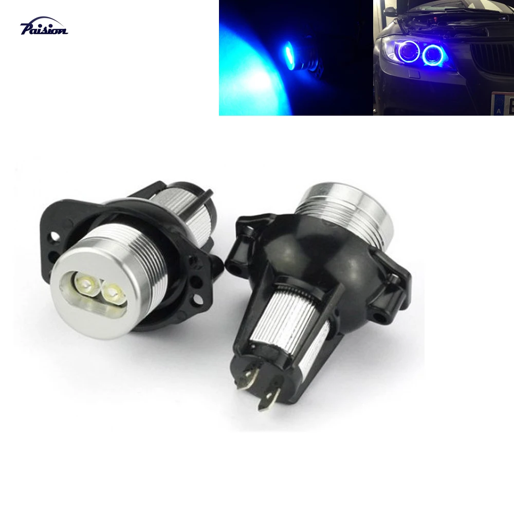 10000K Blue LED ANGEL EYE for BMW E90,E91 HEAD LIGHT HALO RING LED BULBSin Car Light Assembly