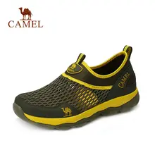CAMEL/Повседневная сетчатая обувь без шнуровки для мужчин и женщин эластичная весенне-летняя дышащая мягкая Спортивная прогулочная обувь на плоской подошве