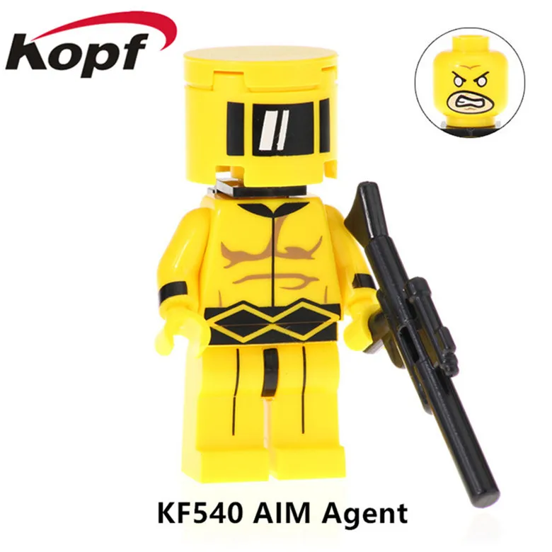 

20Pcs KF540 Super Heroes AIM Agent Team Members Series Bricks Christmas Building Blocks Model Bricks Toys Action For children