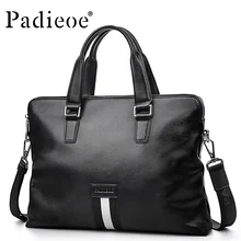 Padieoe, мужская сумка, портфель, кожаная сумка для компьютера, сумка-мессенджер, сумочка, кошельки, работа из натуральной кожи