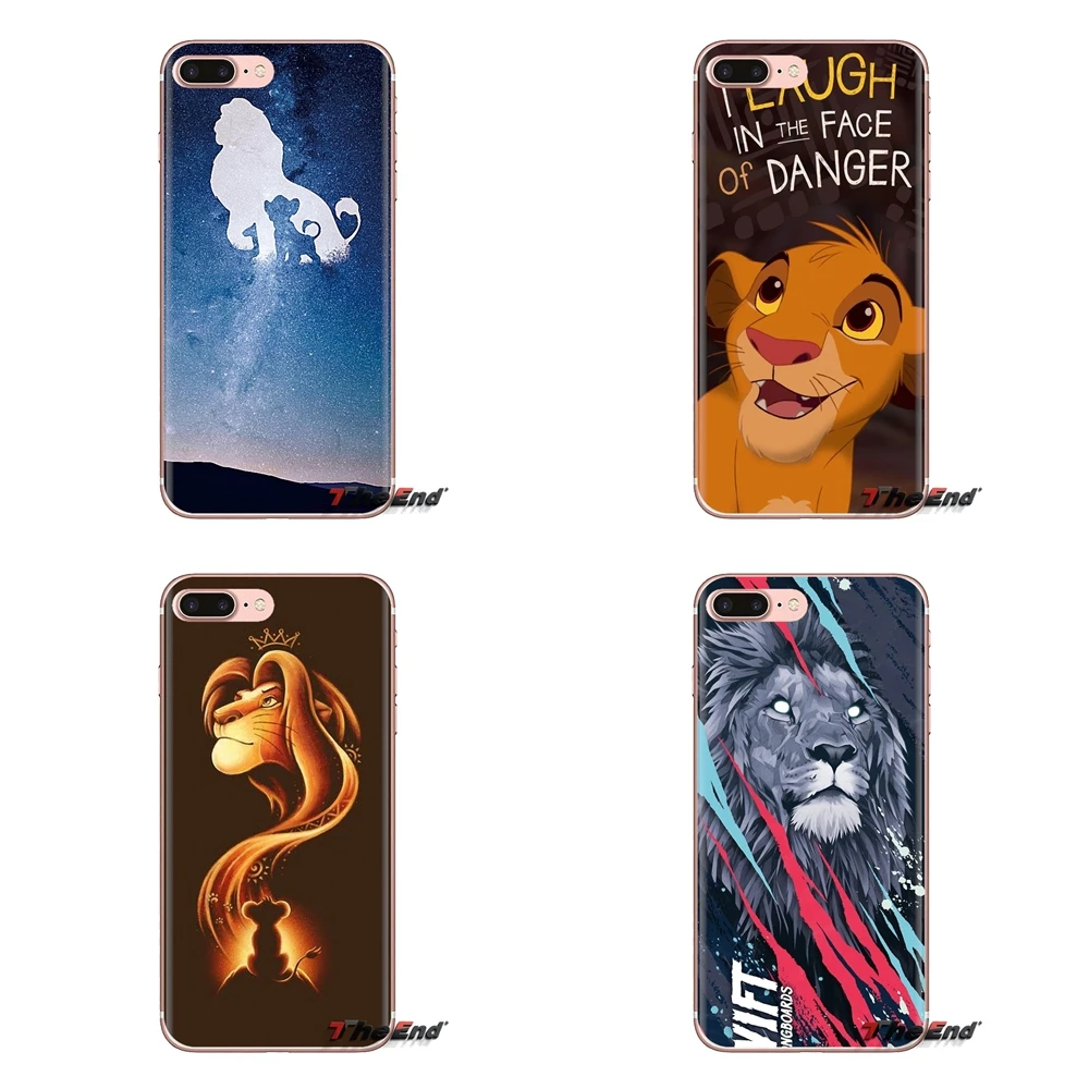 

Transparent Soft Shell Covers For Huawei Mate Honor 4C 5C 5X 6X 7 7A 7C 8 9 10 8C 8X 20 Lite Pro the lion king animal