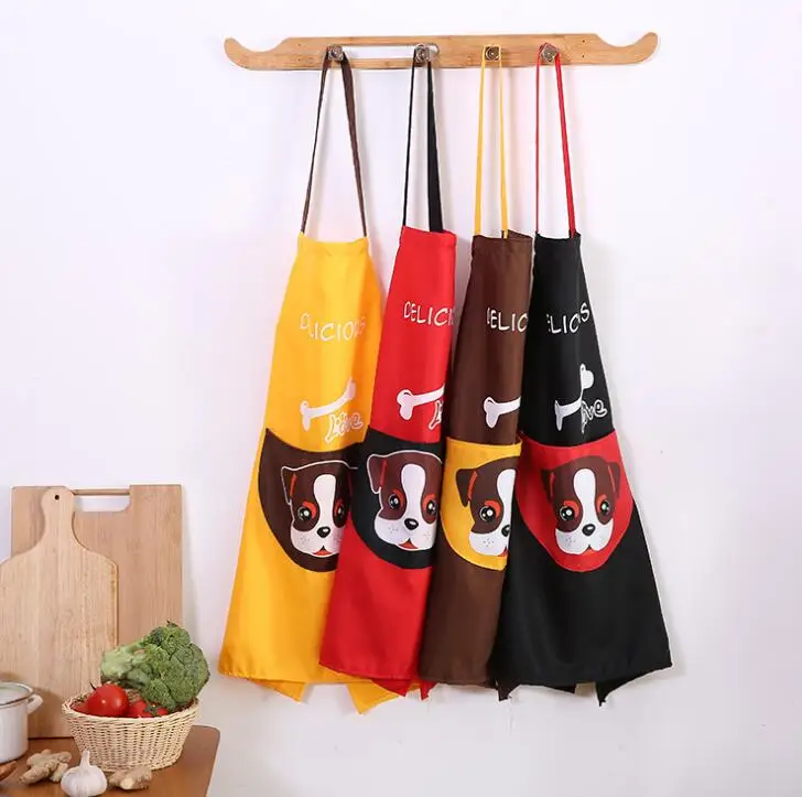 TECHOME Cartoon Waterproof Oil-proof Kitchen Baking Cooking Garden Clean Apron Home Daily Use | Дом и сад