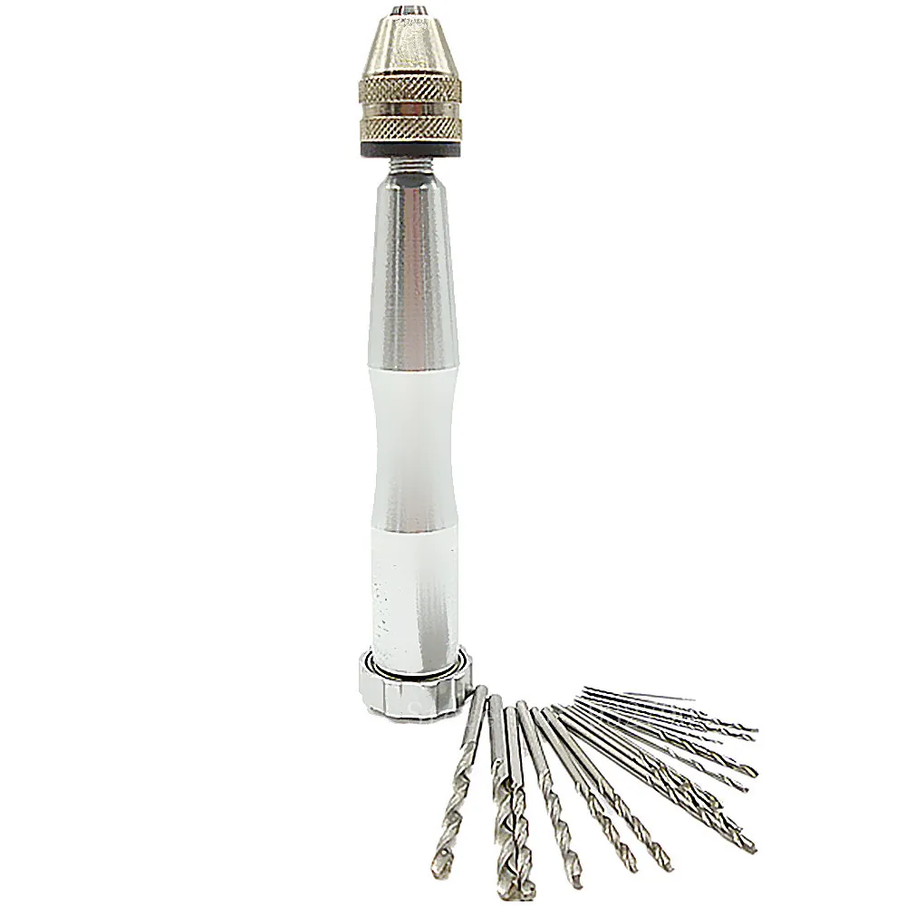 Buy Mini Manual Aluminum Hand Drill Chuck Manual Hole Drilling Reamer Hand