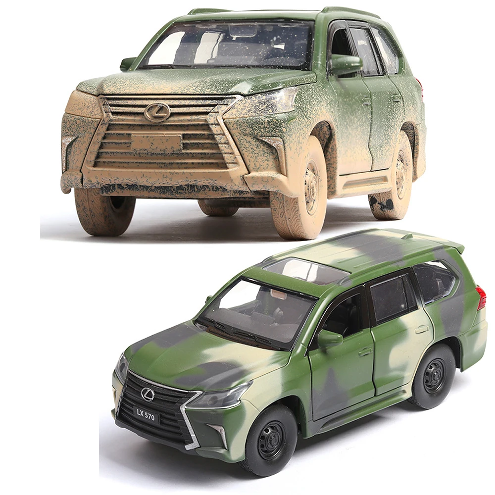 1:32 lx570 музыкальная с подсветкой машина для литья под давлением игрушечный