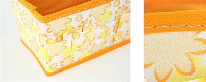 7 1 Pcs Foldable Non-woven Storage Box Make up Cosmetic Desktop Jewelry Box Storage Box Stationery Make Up Organizer Cosmetics Box