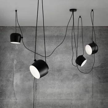 

modern aluminum Chandeliers fixtures Pendientes Luminaire for dining Room restaurant hotel lights Chandelier