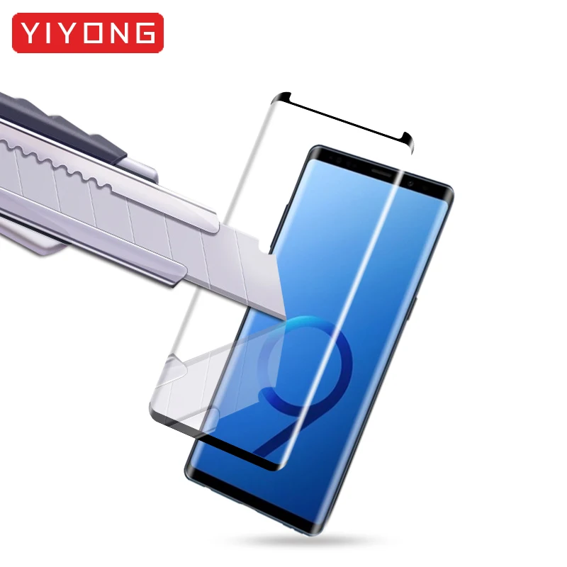 YIYONG 3D Edge изогнутое стекло для samsung Galaxy S8 S9 Plus S7 Edge Закаленное стекло протектор экрана для samsung Note 8 9 S стекло