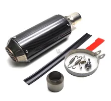 Universal Motorcycle Akrapovic Modified Exhaust pipe For Suzuki GSXR600 2011 12 13 14 2015 Yamaha FZ6