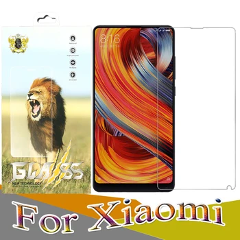 

100pcs 2.5D Tempered Glass Guard For Xiaomi Note Mix Max 3 F1 Play Go Toughened Protective Screen Protector Film With New Box