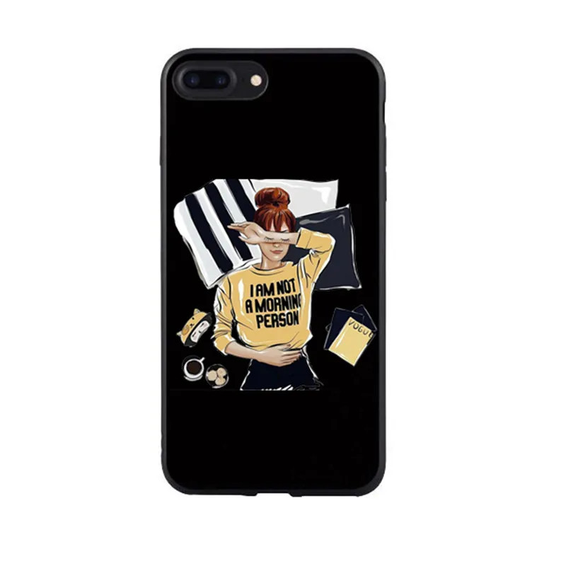 Goddess VOGUE Art Princess для девочек, мягкий силиконовый чехол для iPhone 11 11Pro Max X XR XS Max 8 7 6 PLUS 5 - Цвет: TPU