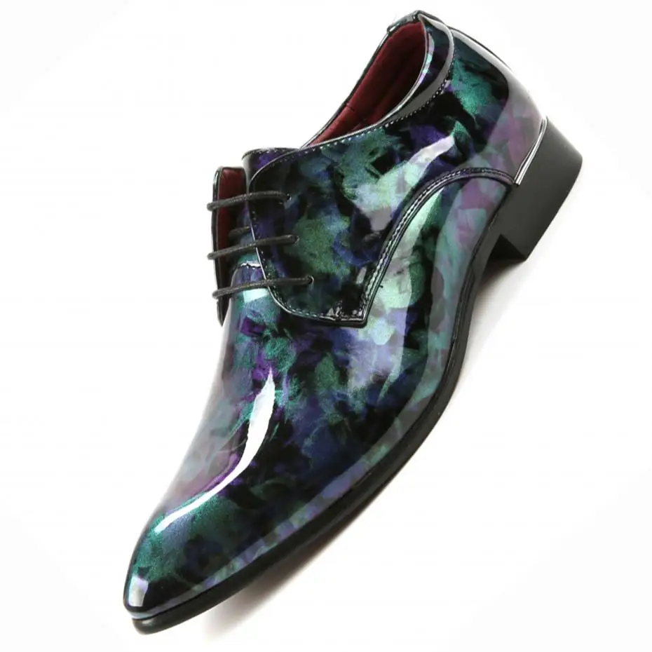 Men Oxfords Brand Fashion Lace up Formal Oxfords men Wedding Shoes men Dress Shoes Men Flats