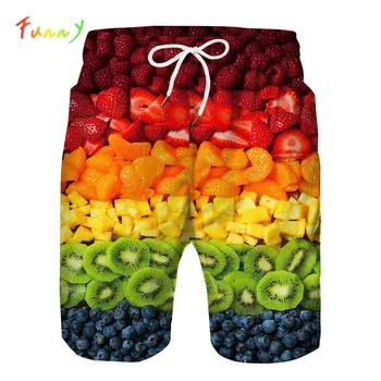 

Swim Shorts Boys Underwear 3D Fruit Printed Kids Swim Trunk Fashion Teenage Big Boys Sport Short Spodenki Chlopiec 8 10 12 Years