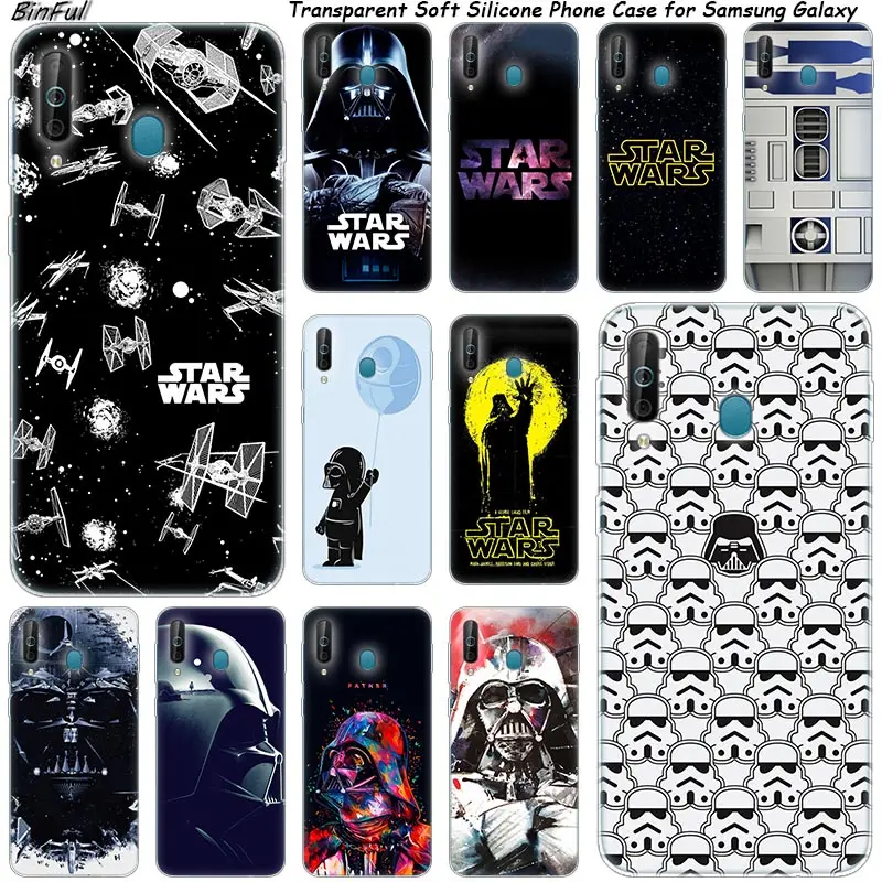 

Star Wars Silicone Phone Case For Samsung Galaxy A80 A70 A60 A50 A40 A40S A30 A20E A2CORE M40 Note 10 Plus 9 8 5 Fashion Cover