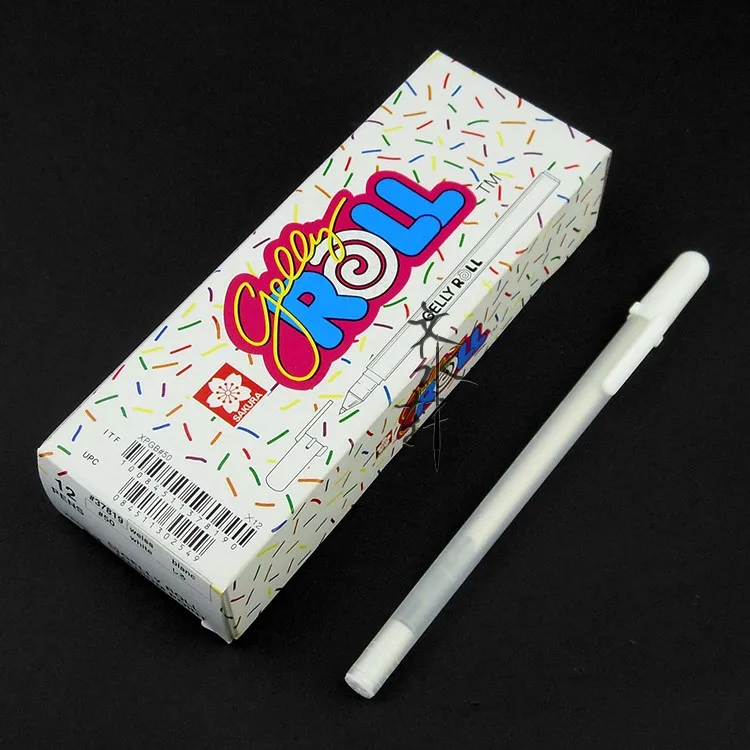

Sakura 3Pcs/Set White Gel Pen 0.7MM Sketch Hook liner Pen Highlight Pen For Art Markers Design Comic Manga Graffiti Art Supplies