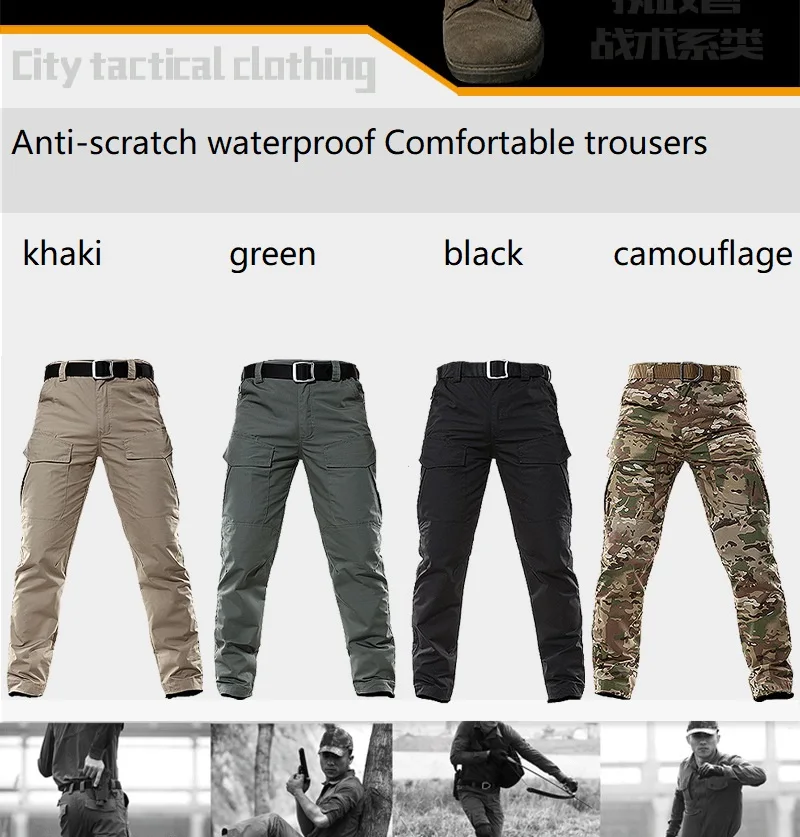 Tactical Pants Men Camouflage 