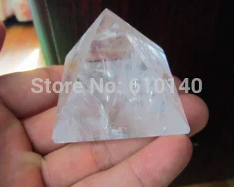 

natural white crystal pyramid radiation absorption evil town house