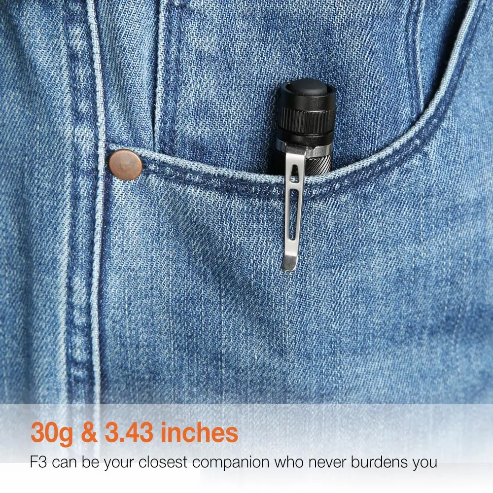 zanflare F3 AAA EDC Flashlight