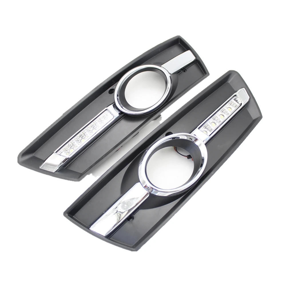  Car Flashing 1Pair for VW PASSAT CC 2009 2010 2011 2012 2013 12V LED CAR DRL Daytime running lights - 33052830035