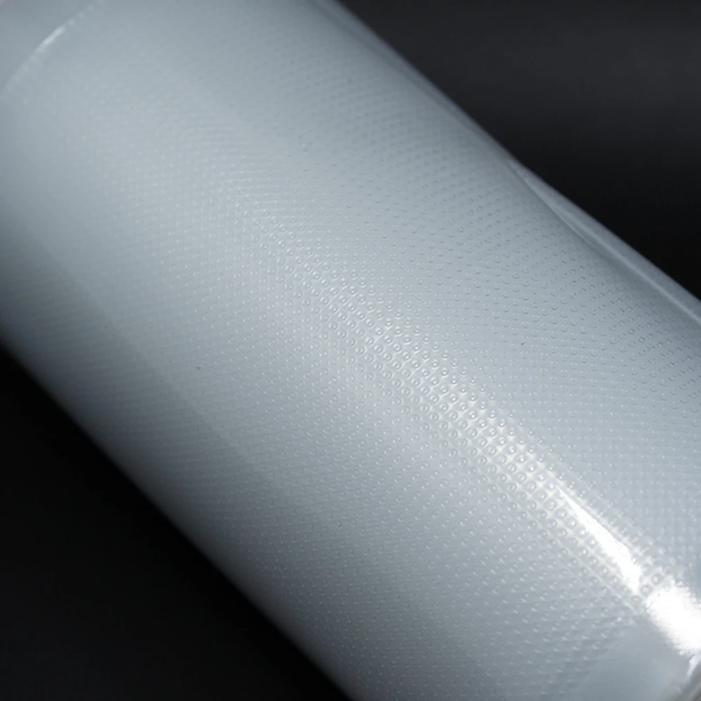 

2 Rolls Nylon Plastic Embossed Vacuum Seal Package Rolls Food Fruit Meat Fresh Storage Heat Seal Packing Polybag Retai Pack Bag