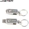 JASTER USB 2.0 memory stick 4GB флешка 8GB 16GB pendrive 128GB usb flash drive high speed pen drive ratating USB stick key ring ► Photo 1/6