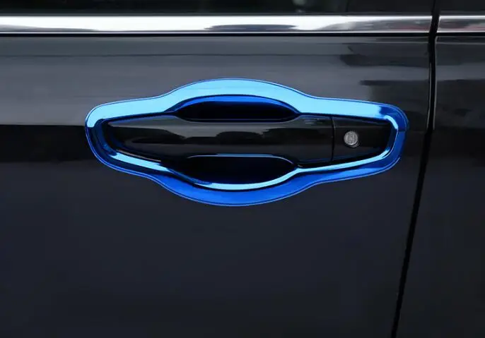 3 цвета Новая нержавеющая сталь для Honda CRV Дверная ручка Крышка боковая дверная ручка защитная втулка отделка наружный автомобильный Стайлинг