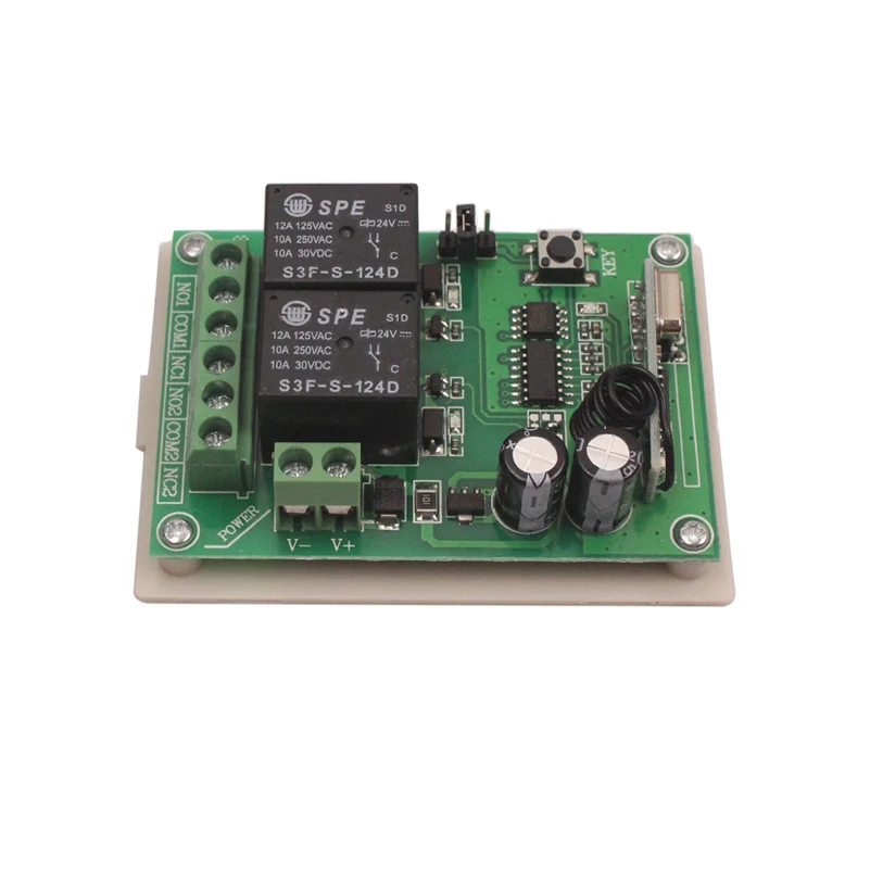 24V 2CH Remote Control Switch 433315MHz Universal Remote Control Switch 24V 2CH Transmitter Receiver Modules         -6