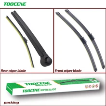 Передние и задние щетки стеклоочистителя для Volkswagen Tiguan 2007- высококачественные резиновые ветровые стекла автомобиля аксессуары 24+ 21+ 13