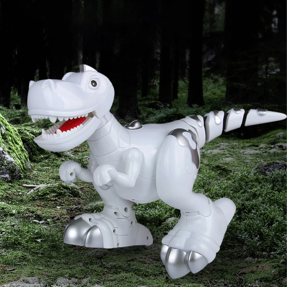 Интеллектуальный пульт дистанционного управления электрический робот-динозавр многофункциональный музыкальный светильник Сенсорное сенсорное управление игрушка в форме динозавра