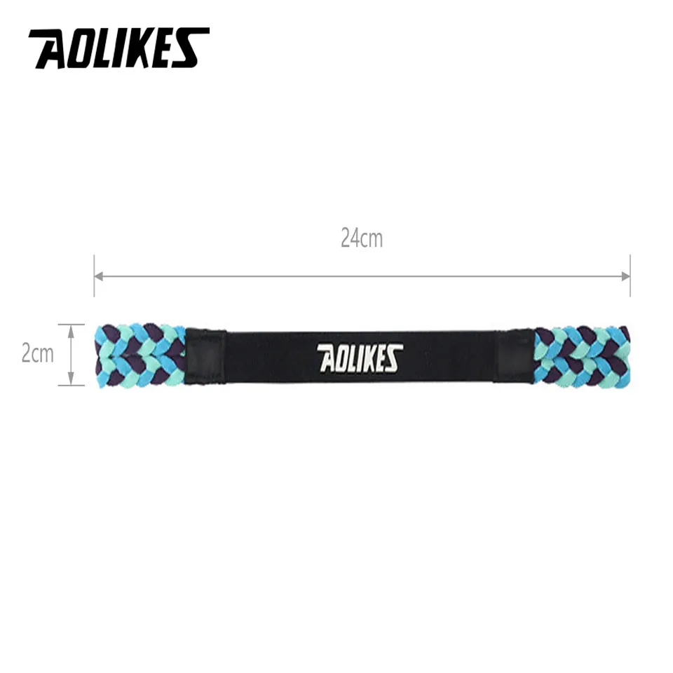 Эластичная лента AOLIKES для мужчин и женщин Спортивная силиконовая Нескользящая