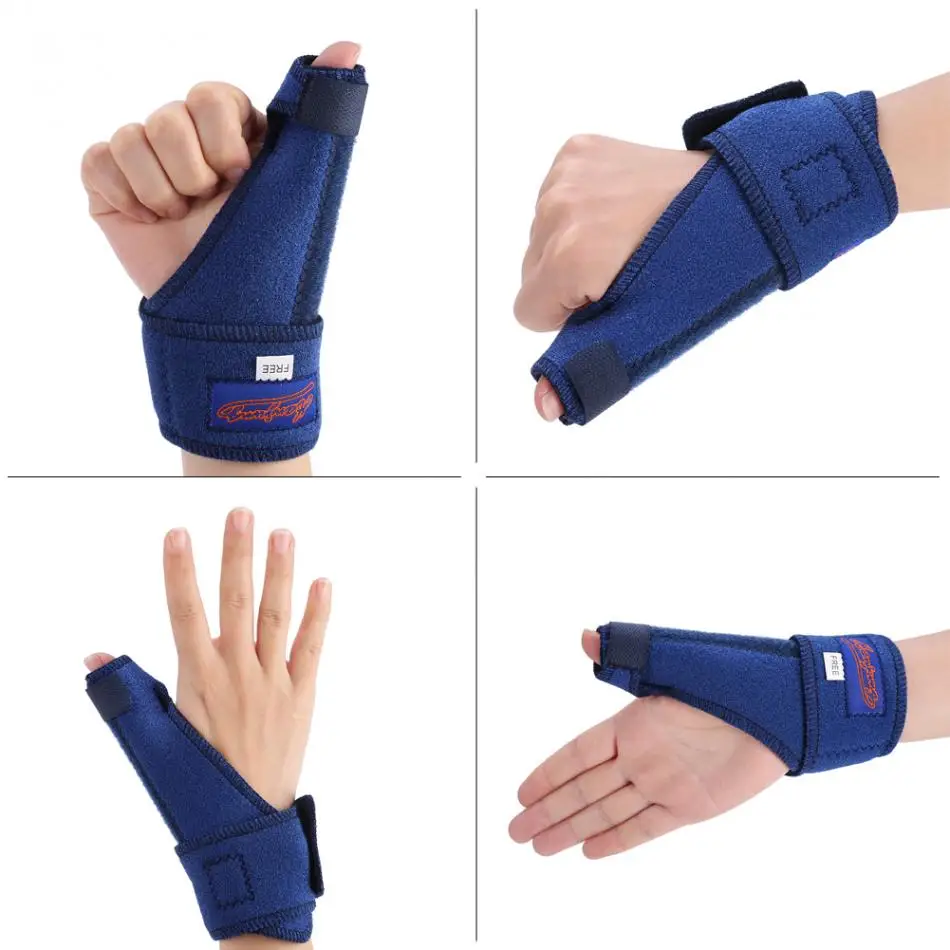 Adjustable Medical Thumb Splint Fracture Finger Splint Hand Support Recovery Brace Protector Injury Aid Stabilizer Guard Tool a