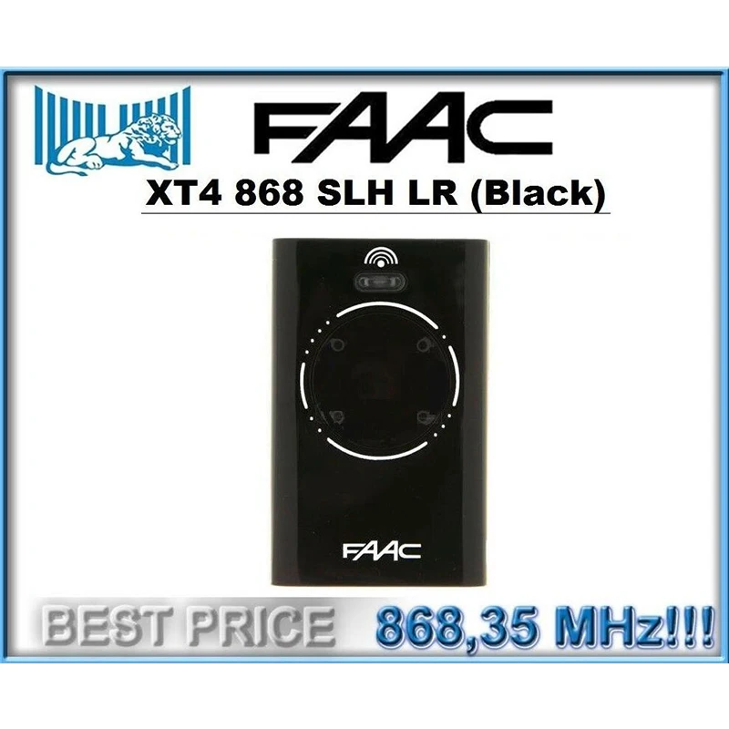 

The Remote For XT4 868 SLH LR 868.35 mhz Garage Door Remote Control