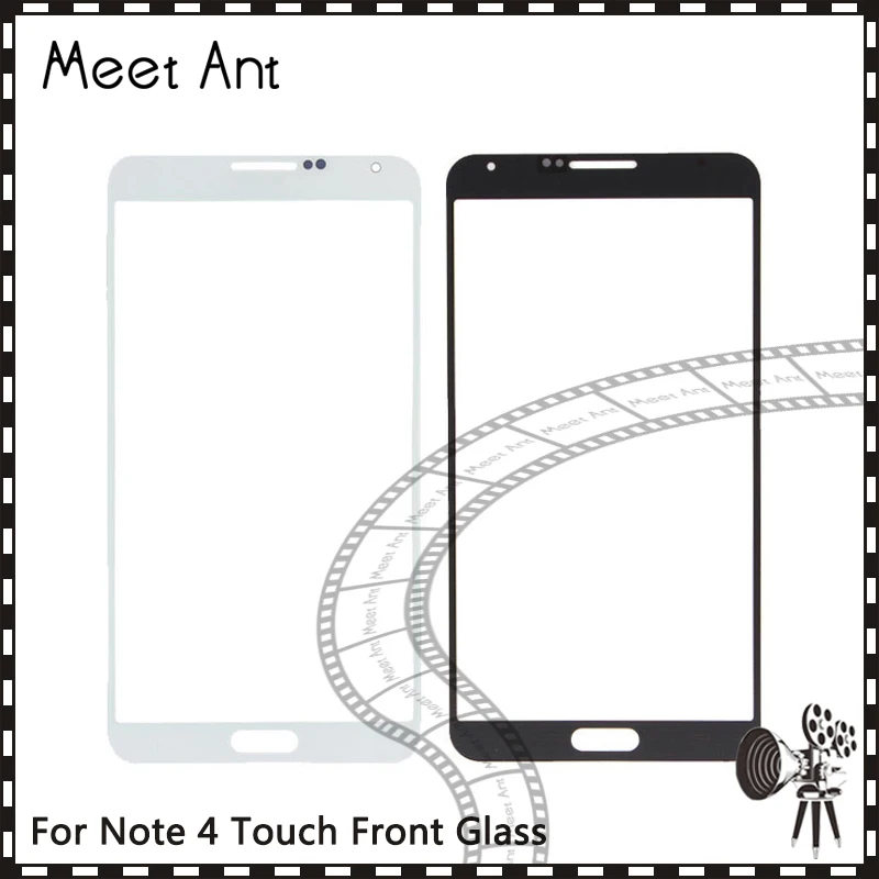 10 шт./лот 5 7 дюйма для Samsung Galaxy Note 4 N9100 N910 N910F и N9200 N920 N920F передняя внешняя стеклянная