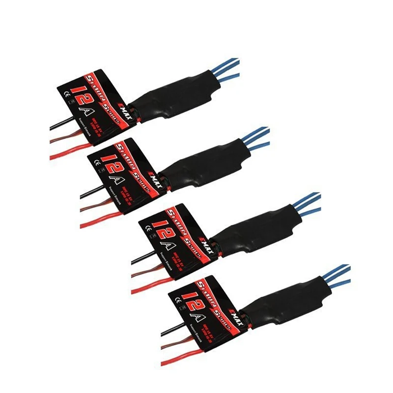 4 x Emax BLHeli Series 12A ESC electronic Speed Controller with 1A 5V BEC For FPV QAV250 Quadcopter emax 12a simonk wholesale | Игрушки и