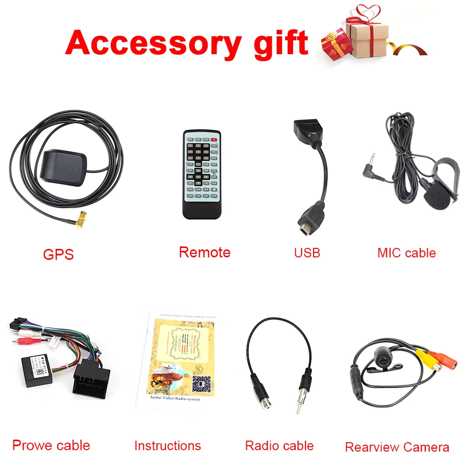 Perfect Eunavi 2 Din 7" Android 8.1 Car DVD Player Radio Online Maps GPS Navigation WIFI for Ford focus II Galaxy Transit Tourneo Mondeo 22