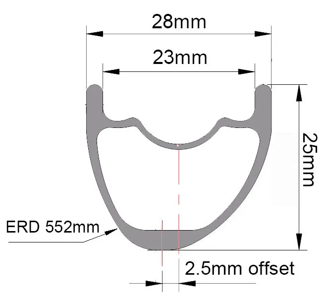 25X28MM 650b