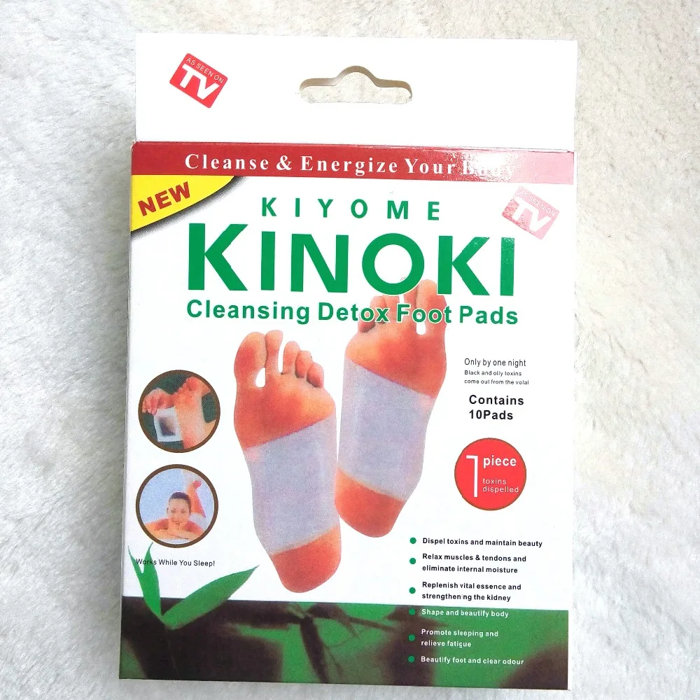

Retail 5Boxes Dropship Cleansing Detox Foot Kinoki Pads Cleanse Energize Your Body(1lot=5Box=100pcs=50pcs Patches+50pcs Adhesive