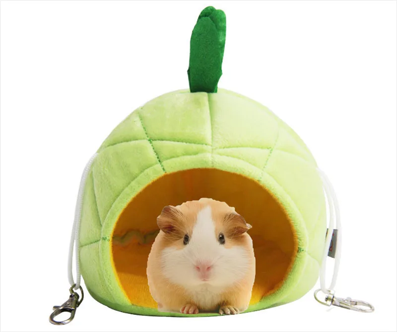 Pineapple hamster cage house