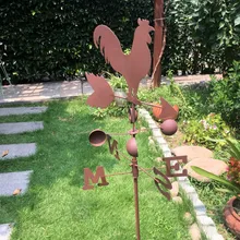 Ретро отделка Weathercock Железный Сад украшения животных открытый