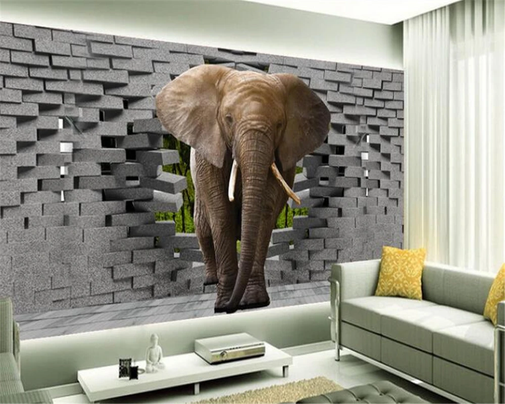 Beibehang 3D Wallpaper Thai Elephant Cartoon 3D Living Room Bedroom TV Background Mural wallpaper for walls 3 d papel de parede Beibehang 3D Wallpaper Thai Elephant Cartoon 3D Living Room Bedroom TV Background Mural wallpaper for walls 3 d papel de parede