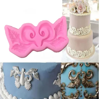 

Luyou DIY Retro Relief Silicone Cake Mold Lace Flower Vine Fondant Cake Decorating Tools Cupcake Chocolate Molds FM1198