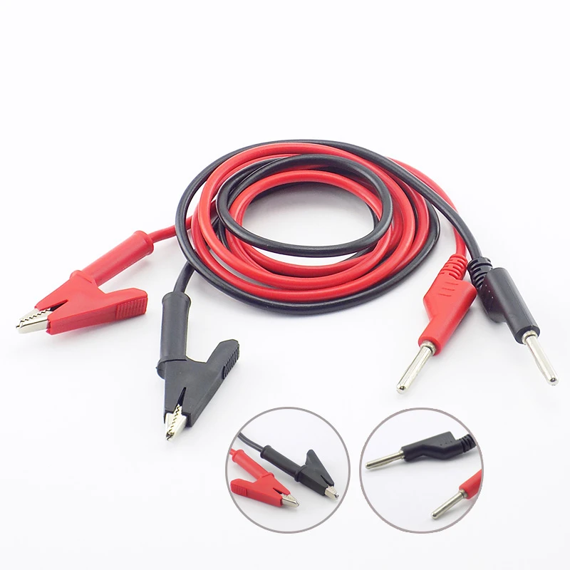 5 Pieces Alligator Clip Electric High Voltage Test Lead Wire Connector Adapter Full Insulation Car Battery Test Lead firt for 4mm Banana Female Jack Test Adapter 5 Pieces Alligator Clip Electric High Voltage Test Lead Wire Connector Adapter Full Insulation Car Battery Test Lead firt for 4mm Banana Female Jack Test Adapter