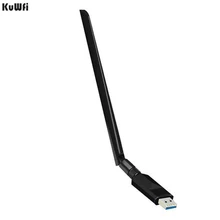 KuWFi Wi-Fi адаптер 600 Мбит/с/1200 Мбит/с USB Wi-Fi Lan Dongle адаптер 2,4 ГГц/5,8 ГГц USB3.0 Wi-Fi карты для ОС Windows7/8/10 Liunx