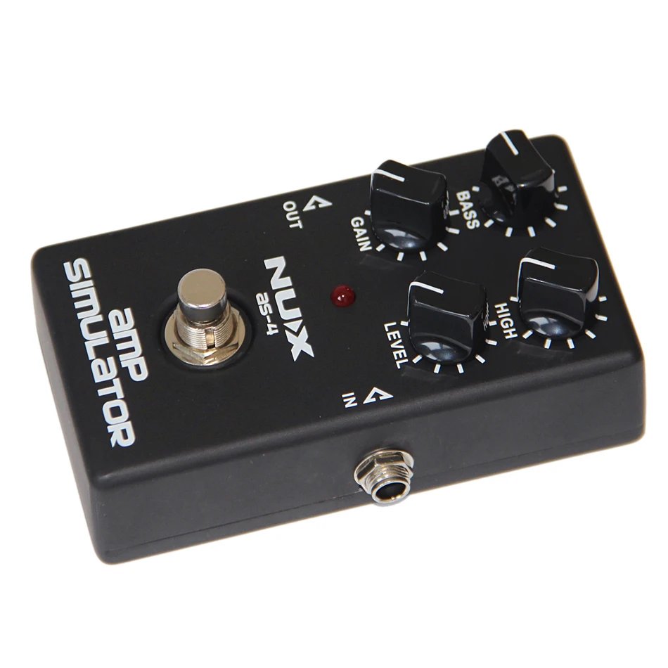 High Quality NUX Guitar Effect Pedal AS 4 Modern Amplifier Simulator